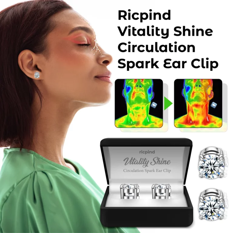 RICPIND Vitality Shine Circulation Spark Ear Clips