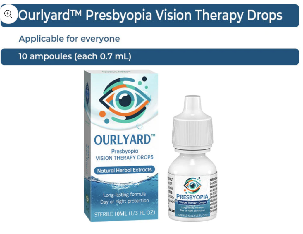 Ourlyard™ Presbyopia Vision Therapy Drops