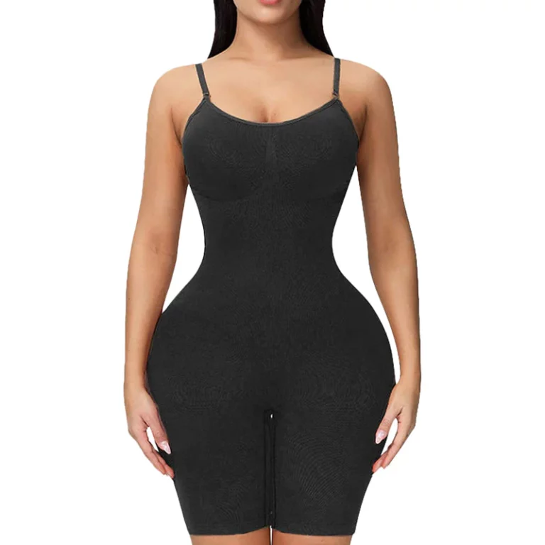 Seamless Adjustable Straps Shaping Full BodySuit