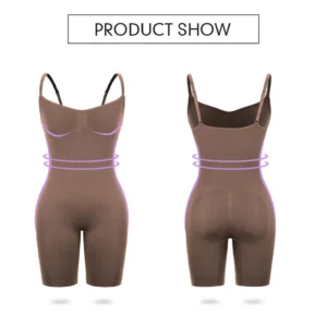 Seamless Adjustable Straps Shaping Full BodySuit