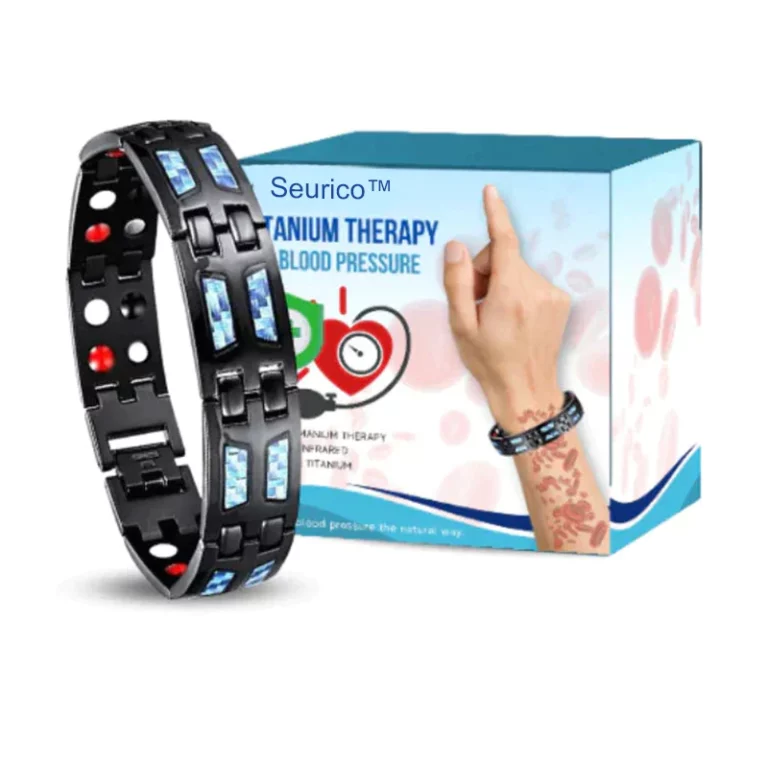 Seurico™ Titanium Therapy Bracelet - for Blood Pressure