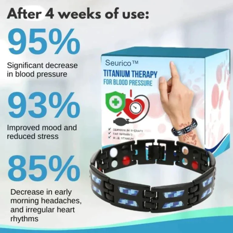 Seurico™ Titanium Therapy Bracelet - for Blood Pressure