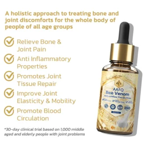 AAFQ™ Bee Venom Joint and Bone Therapy Drops