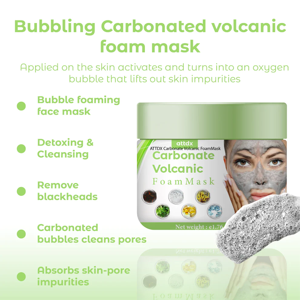 ATTDX Carbonate Volcanic FoamMask