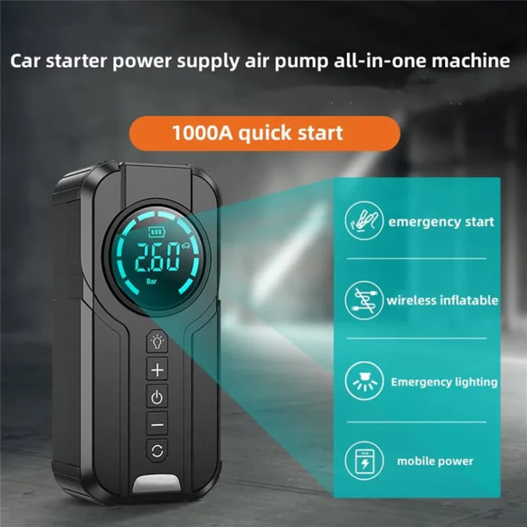 AirOmn™ Smart Multipurpose Air Compressor - Jump Starters - Battery Charging Systems