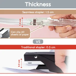 ClipLock Pin-Free Seamless Mini Stapler