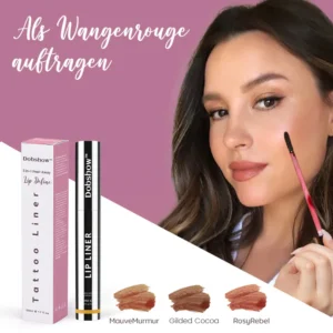 Dobshow™ Luxe 3-in-1 Abziehbar Lippen definieren Tattoo-Liner