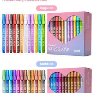 Furzero™ NailsGlow 12 Colors Manicure Pens