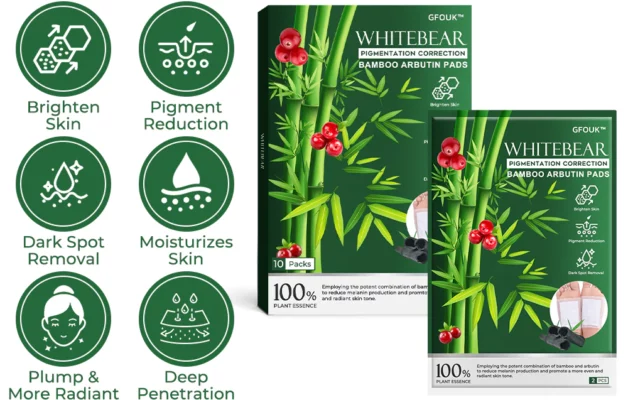 GFOUK™ WHITEBEAR Pigmentation Correction Bamboo Arbutin Pads