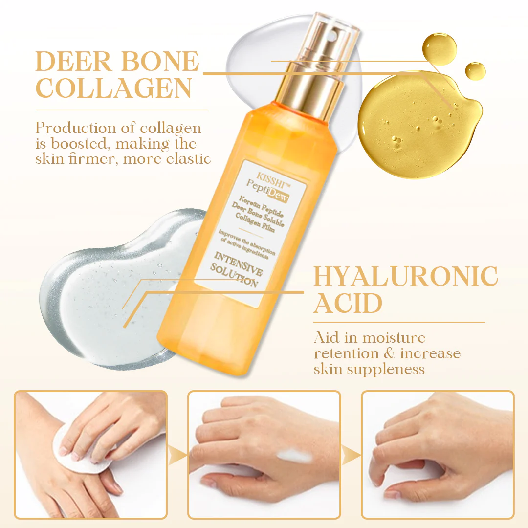 Kisshi™ PeptiDew Korean Peptide Deer Bone Soluble Collagen Film