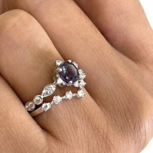 Lymphvity MagneTherapy Germanium Amethyst Ring