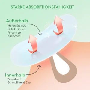 Oveallgo™ Hydrokolloid-Akne-Klarpflaster über Nacht