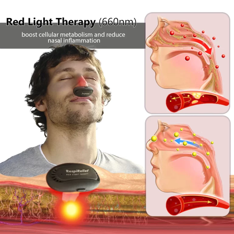 Oveallgo™ ProX RespiRelief Red Light Nasal Therapy Instrument