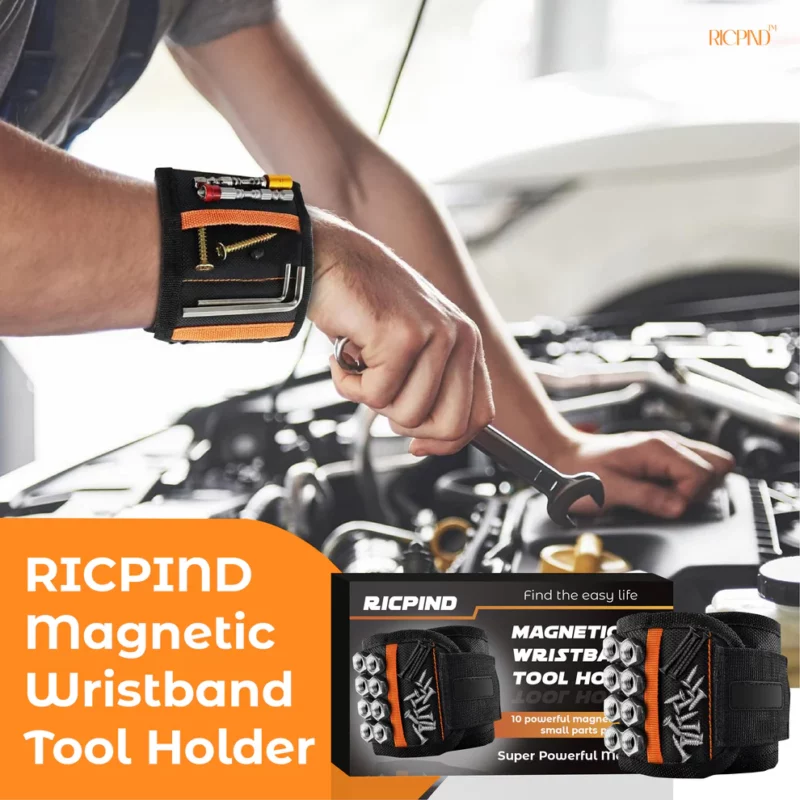 RICPIND Magnetic Wristband Tool Holder