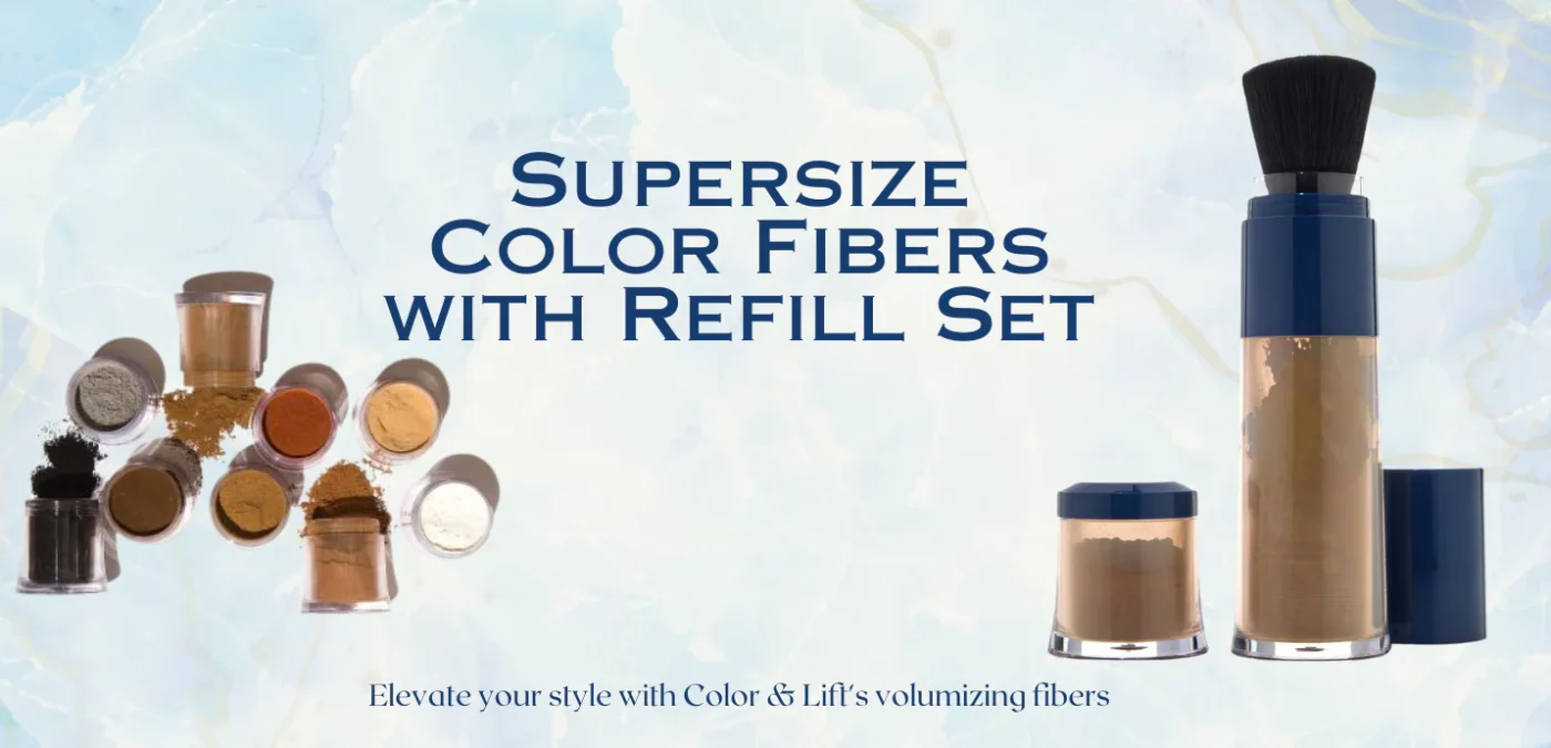 Supersize Color Fibers with Refill Set