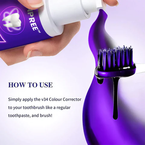 UNPREE™ NEW V34 Toothpaste Purple Color Corrector