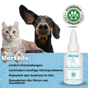 VetKlean™ Ohrenpflegetropfen für Haustiere