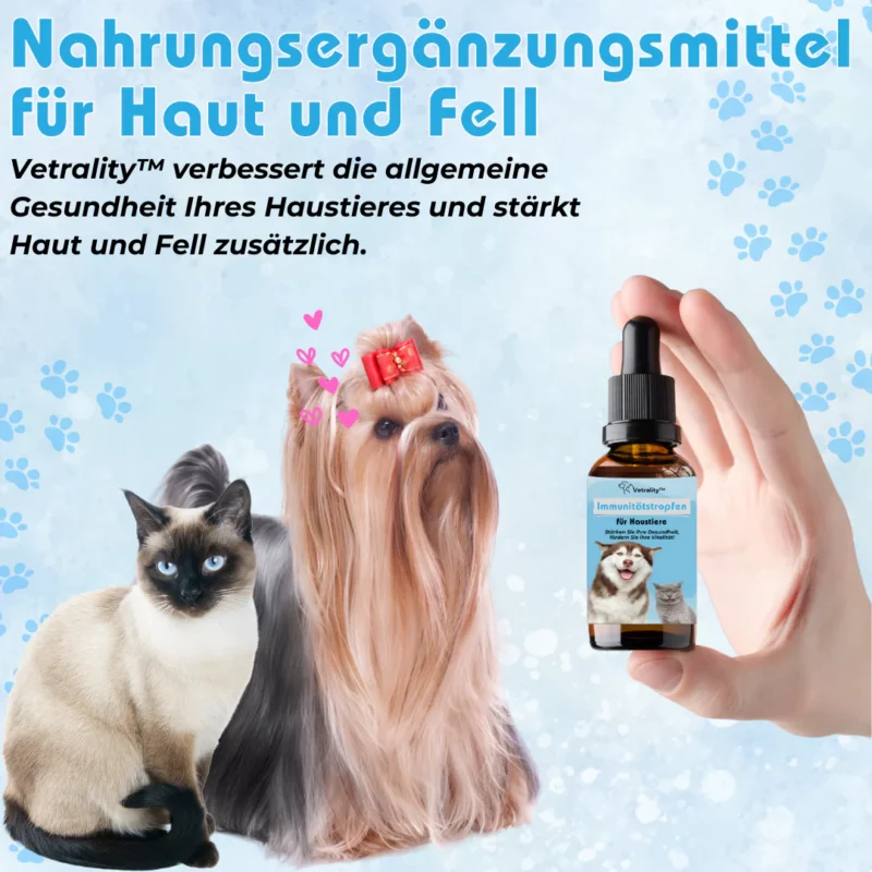 Vetrality™ Immunitätstropfen für Haustiere