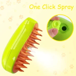 Cozyk™ Patented Exclusive Rechargeable Steam Pet Brush