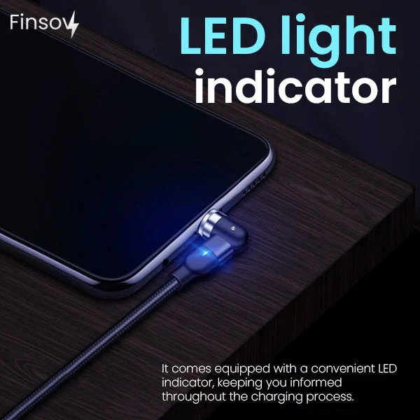 Finsov™ 3-in-1 Magnetic Rotatable Charging Cable