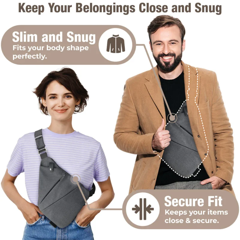 GFOUK™ LatentGear Secure Guard Shoulder Bag