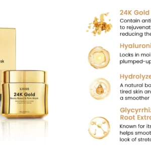 KISSHI™ 24K Gold Booty Boost & Firm Mask