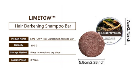 LIMETOW™ Hair Darkening Shampoo Bar