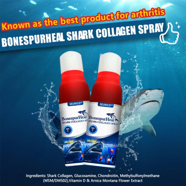 LIMETOW™Shark Collagen Spray: The Ultimate Solution for Bone Spur Relief and Joint Mobility