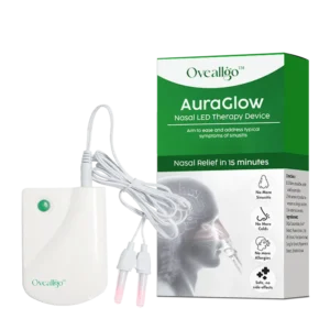 Oveallgo™ AuraGlow Nasal LED Therapy Device