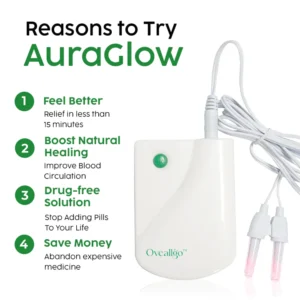 Oveallgo™ AuraGlow Nasal LED Therapy Device