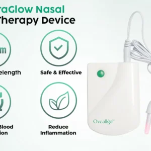 Oveallgo™ AuraGlow Nasal LED Therapy Device