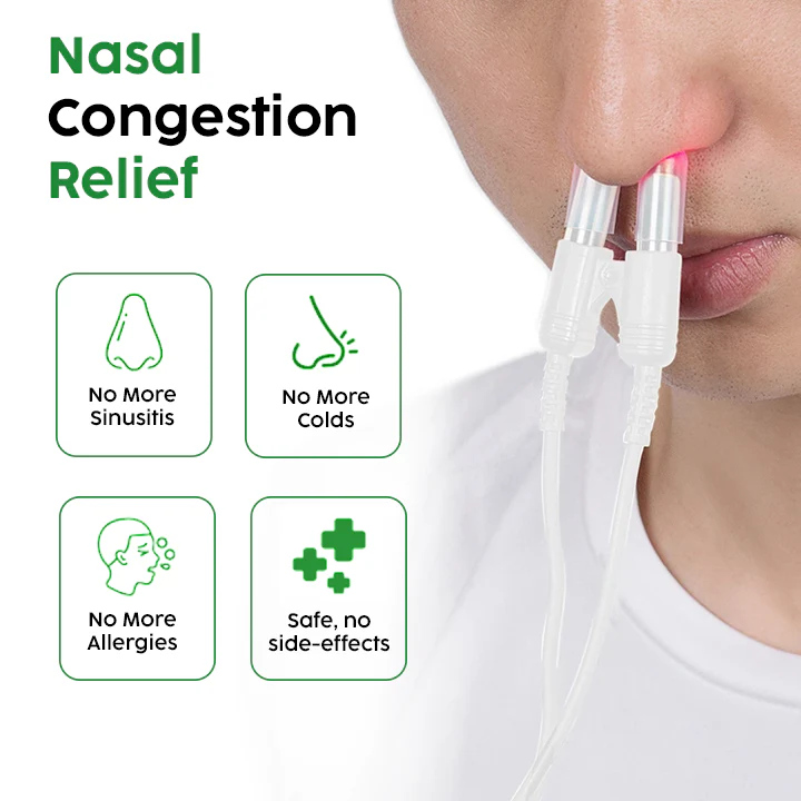 Oveallgo™ AuraGlow Nasal LED Therapy Device