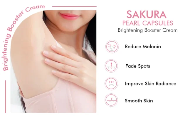 Oveallgo™ Sakura Pearl Capsules Brightening Booster Cream