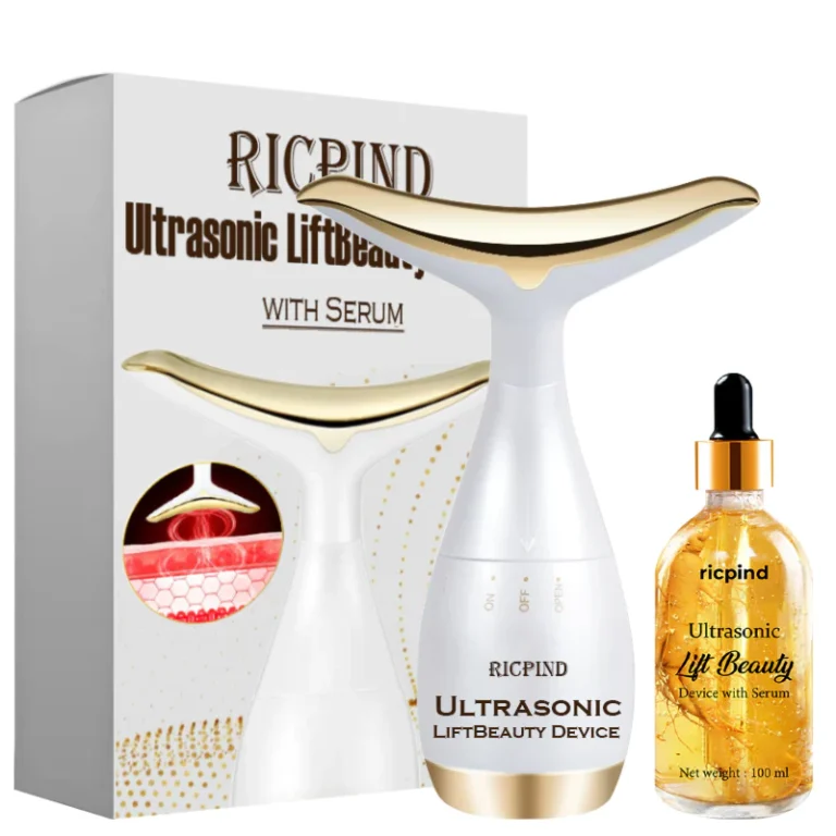 RICPIND Ultrasonic LiftBeauty Device with Serum