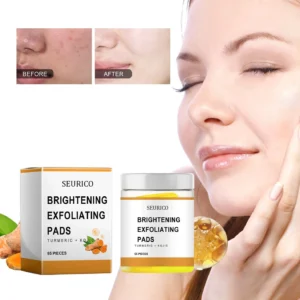 Seurico™ Turmeric Kojic Acid Exfoliating Cleansing Pads