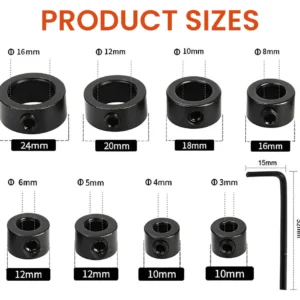 ToolZap™ Drill Bit Limit Holder Ring Set