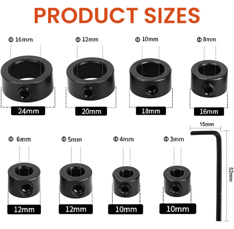 ToolZap™ Drill Bit Limit Holder Ring Set