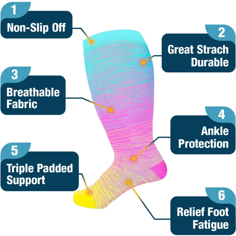 flysmus™ FlexiFlow Hyper Stretch Non Binding Socks