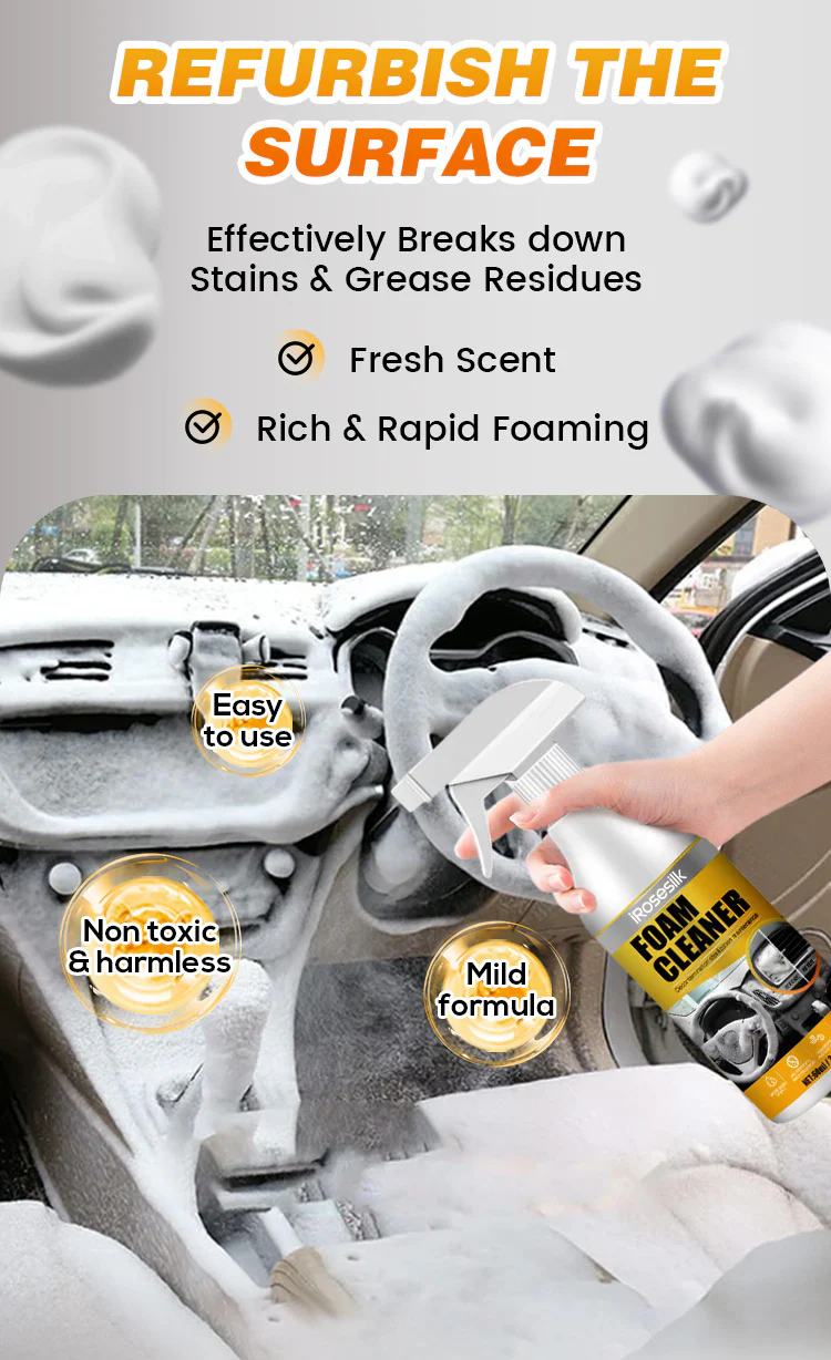 iRosesilk™ Multi-Purpose Foam Cleaner