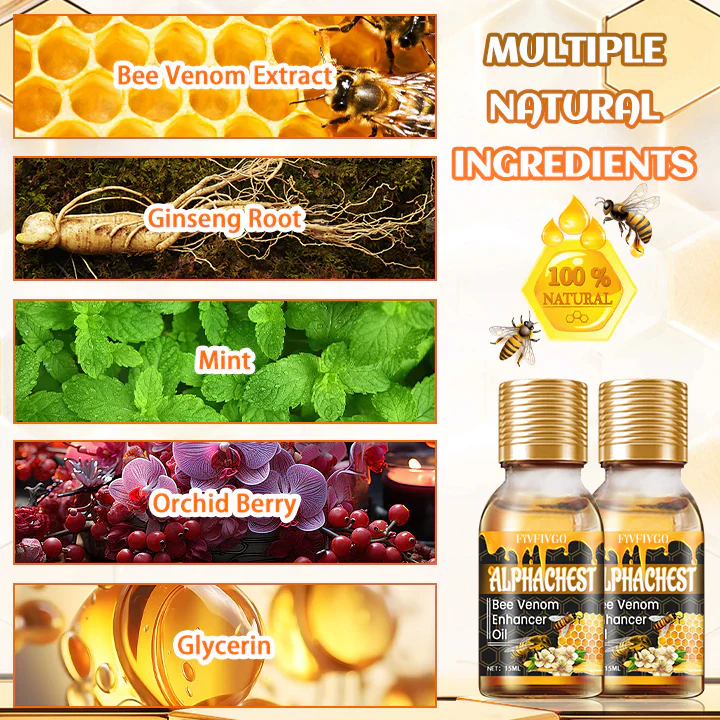 Fivfivgo™ AlphaChest Bienengift Enhancer Öl