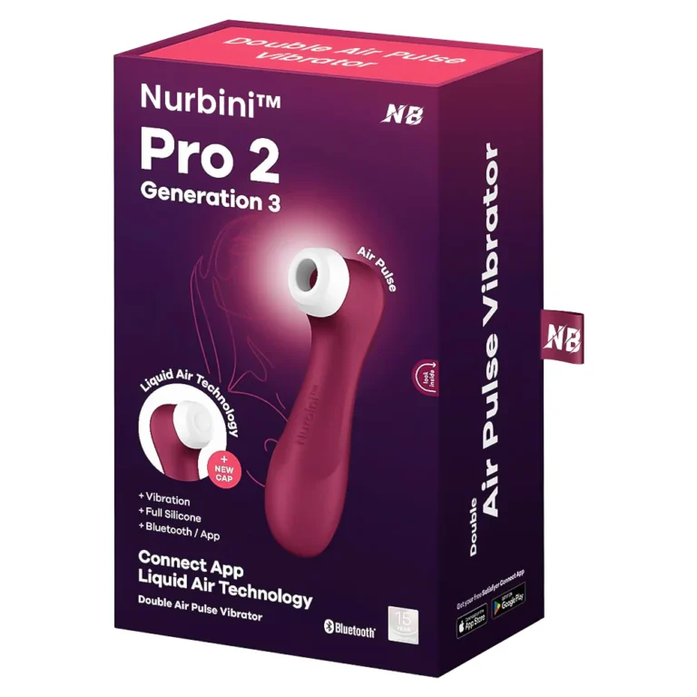 Nurbini™ Pro 2 Generation-Air-Pulse Clitoris Stimulating Vibrator with Liquid-Air Technology