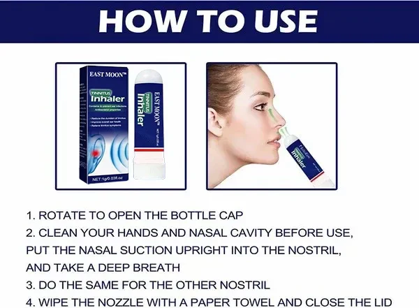 EAST MOON™ Instant Tinnitus Relief Nasal Inhaler