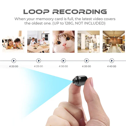 NOWORDUP™ 1080P Ultra HD Night Vision Mini WIFI Camera