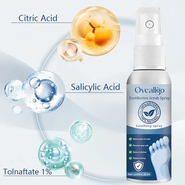 Oveallgo™ FootRevive Scrub Spray