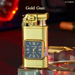 Remifa™ Windproof Dual-Flame Vintage Watch Lighter