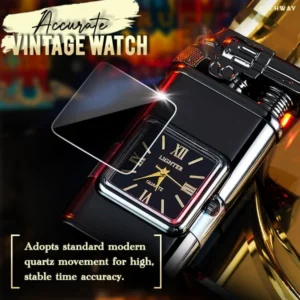 Remifa™ Windproof Dual-Flame Vintage Watch Lighter