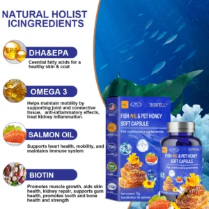 BSWELL® FISH OIL & PET HONEY SOFT CAPSULE