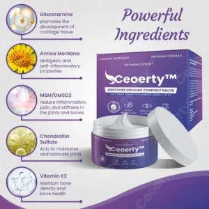 Ceoerty™ JointCure Organic Comfrey Salve