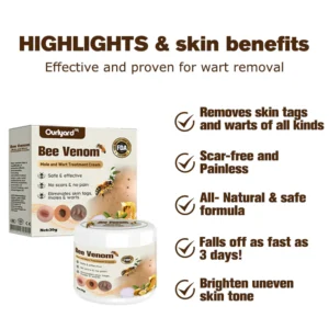 Ourlyard™ Bee Venom Mole and Wart Treatment Cream