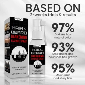 Stovis™ Beard & Hair Darkening Essence Spray